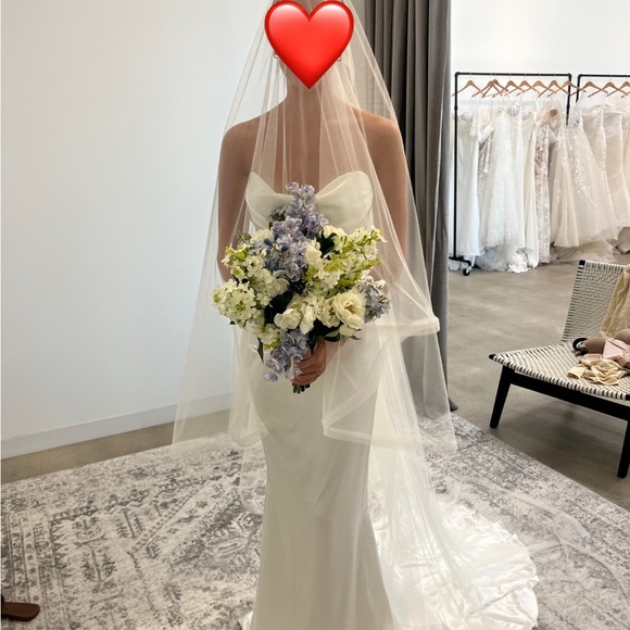 Sara Gabriel Horsehair veil w/blusher - never been worn. - Picture 2 of 5